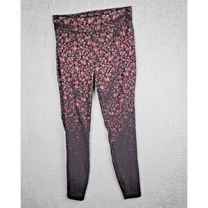 New York & Co Leggings Pants Womens Medium Black Floral Whimsigoth Pockets